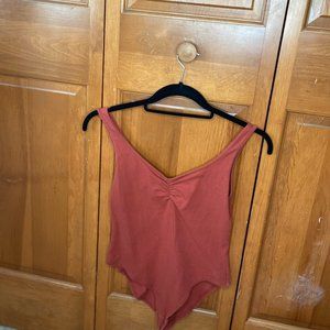 Forever 21 Women's Orange Body Suit